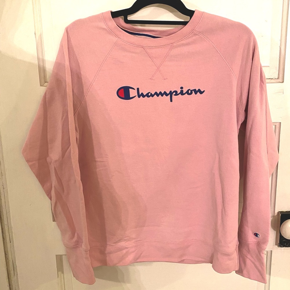 Pink Champion Crewneck Sweatshirt